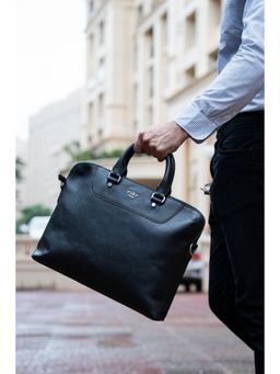 Eske - Black Paxel Textured 14 Inch Laptop Bag