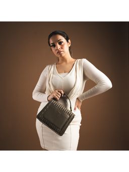 Eske - Leah Satchel, Light Taupe