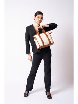 Eske - Trifine Vegan Leather Tote Bag With Detachable Sling Strap
