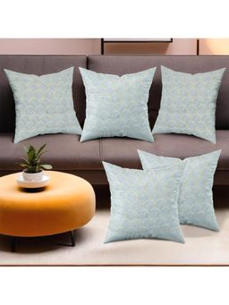 Kuber Industries - Grey Velvet Cushion Covers (Pack of 5)