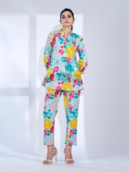 Readiprint - Women Multi-Color Printed Co-Ord (Set of 2)