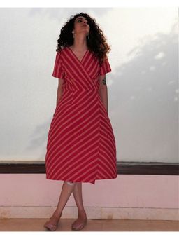 Chidiyaa - Pink Cotton Dress