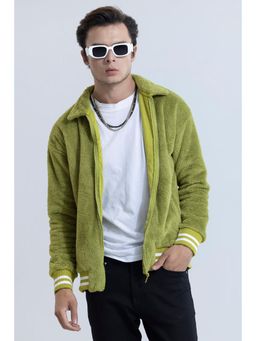 Snitch - Chamois Green Fur Jacket