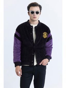 Snitch - Outcasts Black Varsity Jacket