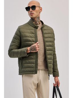 Snitch - Olive Puffer Jacket
