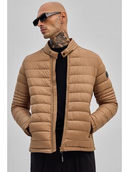 Snitch - Light Brown Puffer Jacket