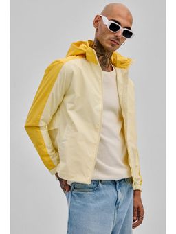 Snitch - Yellow Colourblocked Ski Jacket with Detachable Hoodie (Set of 2)