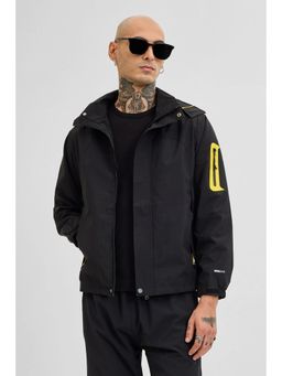 Snitch - Black Water-Resistant Jacket with Detachable Hoodie (Set of 2)