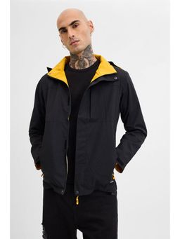 Snitch - Black Water-Resistant Jacket with Detachable Hoodie (Set of 2)