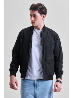 Snitch - Black Multi-Zip Relaxed Fit Jacket