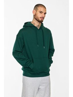 Snitch - Core Lab Dark Green Solid Hoodie