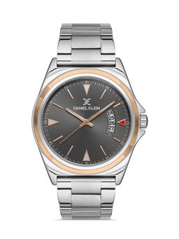 Daniel Klein - Black Color Stainless Steel Strap Watch for Men DK.1.13081-4