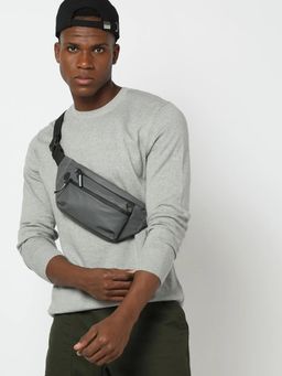 GAP - Grey Solid Regular Fit Sweater
