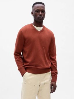GAP - Brown Solid Regular Fit Sweater