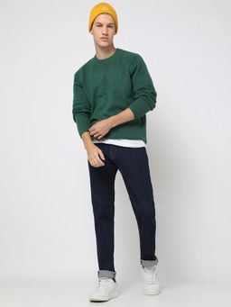 GAP - Green Solid Regular Fit Sweater