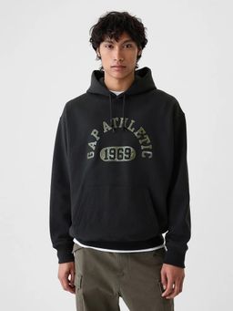GAP - Black Graphic Regular Fit Hoodie