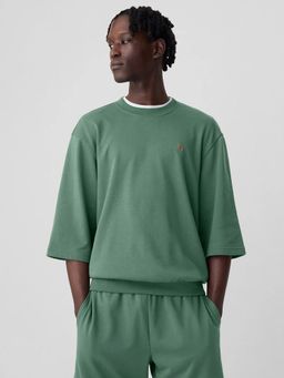 GAP - Green Solid Regular Fit Sweatshirt