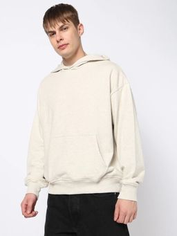 GAP - Grey Solid Regular Fit Hoodie