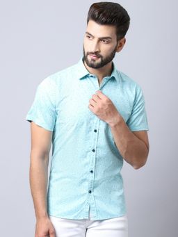 Cantabil - Men Blue Shirt
