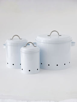 UMAI - Veggie Storage White (Set of 3)