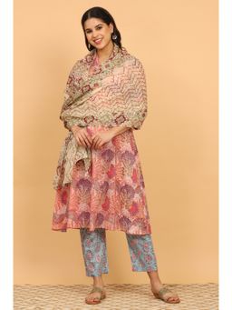 Folksong - Green Viscose Woven Dupatta