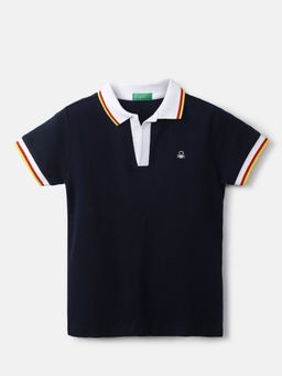 United Colors of Benetton - Boys Textured T-shirt