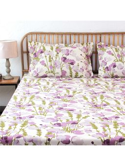 House This - Himalayan Poppie Bedsheet Set Purple (Single)