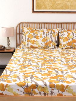 House This - Himalayan Poppie Bedsheet Set Yellow (Single)
