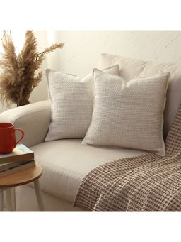 House This - Vindhya Cushion Cover Natural (16x16 inches)