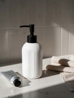 Mason Home - White Mono Bathroom Dispenser