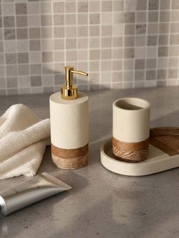 Mason Home - 3 Piece Aurum Dune Beige Bathroom Set