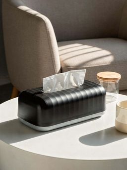 Mason Home - Black Museo Tissue Box