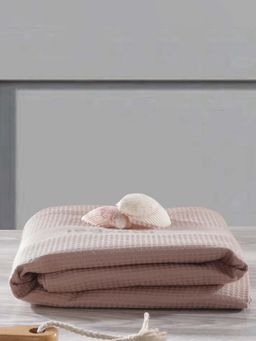 Maspar - Pink Cotton Solid 215 Gsm Bath Towel