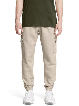 Under Armour - Beige Essential Fleece Trackpant