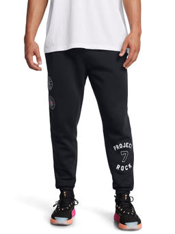 Under Armour - Black Project Rock Icon Fleece Joggers