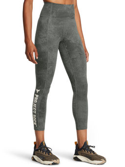 Under Armour - Grey Project Rock Anklel Leggings Pants