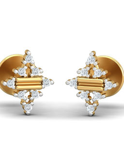 KuberBox - 18K Desire Stud Earrings for Women and Girls