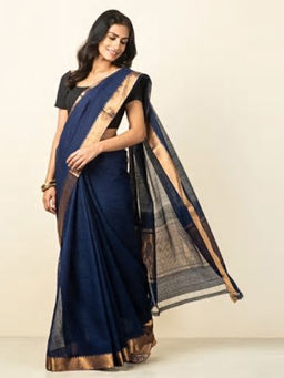 Fabindia - Cotton Mangalgiri Woven Sari