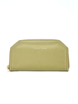 TANN TRIM - Angler Zip Wallet Green