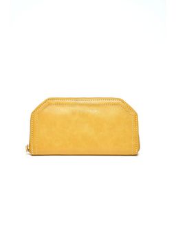 TANN TRIM - Angler Zip Wallet Mustard