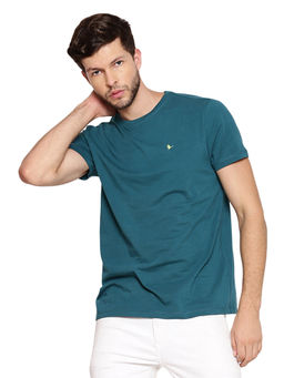 AM SWAN - Mens Solid-plain Shaded Spruce T-shirt