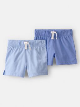 Carter's - Baby Boy Blue Fashion Shorts (Pack of 2)