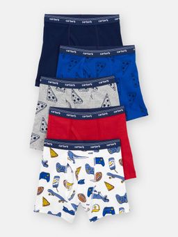 Carter's - Boys Multi-Color Print Trunks (Pack of 5)