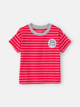 Carter's - Boys Red Striped T-shirt
