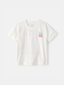 Carter's - Boys White Ahoy There Graphic T-shirt