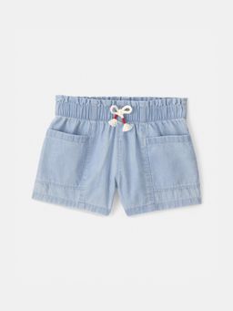 Carter's - Girls Blue Chambray Shorts
