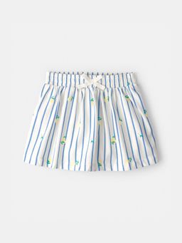 Carter's - Girls White Stripes Skort