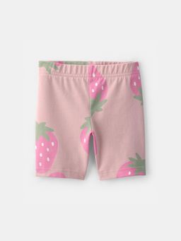 Carter's - Girls Pink Printed Shorts