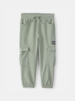 Carter's - Boys Green Camp Dino French Terry Cargo Joggers