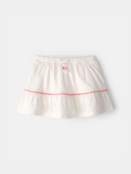Carter's - Girls White Knit Skort